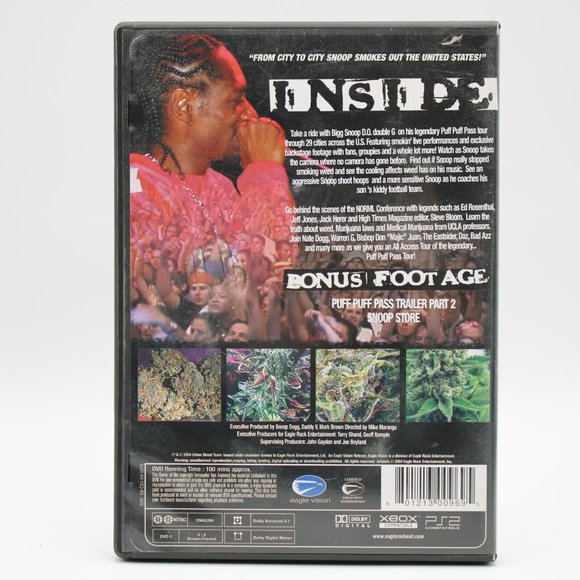 Bigg Snoop Dogg's Puff Puff Pass Tour DVD 2004 Urban Street Team - Picture 2 of 4